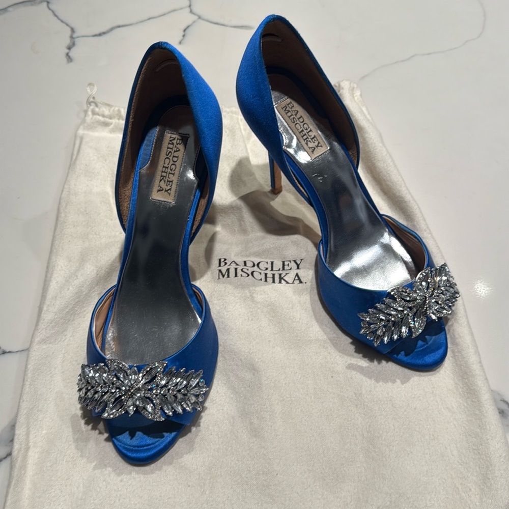 Barely worn Badgley Mischka heels with dustbag